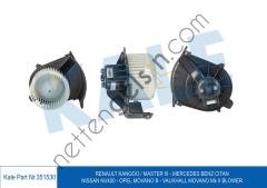 KALE 351530 KALORIFER MOTORU KANGOO 1,5DCI 1,6 08> MASTER III 2,3DCI 10>  RENAULT BİNEK KALORİFER MOTORU