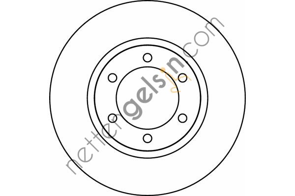 FERODO DDF1594C FREN DİSKİ JP TOYOTA LAND CRUISER (KDJ12_, GRJ12_) 4351260151 TOYOTA