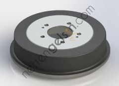 KRAFTVOLL 07040240 ARKA FREN AYNASI 254mm H100 2,5D / 2,6TD 93>  HYUNDAI BİNEK FREN DİSKİ