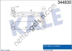 KALE 344830 INTERCOOLER BMW X3 F25 X4 F26  BMW BİNEK TURBO RADYATÖRÜ