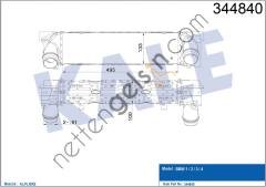 KALE 344840 INTERCOOLER RADYATORU BMW B47 N57 N47 F20 F30 F32 F34 F36 F22  BMW BİNEK