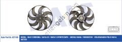 KALE 421100 FAN MOTORU (300W 390MM) CORDOBA IBIZA IV V FABIA ROOMSTER POLO  VW-AUDI-SEAT-SKODA BİNEK RADAYATOR TAKOZU