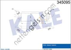 KALE 345095 TURBO RADYATORU RENAULT KANGOO I 1.9 DCI  RENAULT BİNEK TURBO RADYATÖRÜ