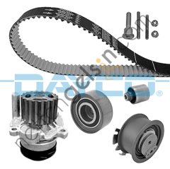 DAYCO KTBWP4860 DEVIRDAIMLI TRIGER SETI A3 ALTEA LEON TOLEDO OCTAVIA SUPERB GOLF V JETTA PASSAT TPURAN 2.0TDI AZV BKD BMN CEGA CFJA  VW-AUDI-SEAT-SKODA BİNEK TRİGER SETİ