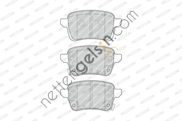 FERODO FDB4879 ARKA FREN BALATASI DISK ICIN OPEL CORSA E 15> - FIAT 500L  OPEL BİNEK FREN BALATASI