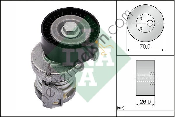 INA 534012320 KOMPLE GERGI RULMANI POLO IV 1.4 16V BBY GOLF IV 1.6 16V 00>  VW-AUDI-SEAT-SKODA BİNEK ALTERNATÖR GERGİ RULMANI