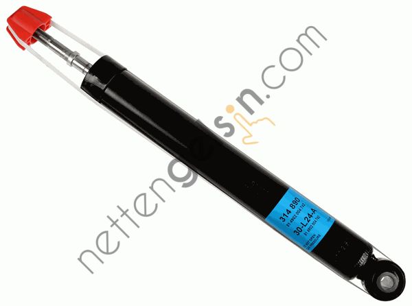 SACHS 314 890 ARKA AMORTISOR COROLLA-AURIS 1,3&sol;1,4&sol;1,6&sol;1,8&sol;1,4D&sol;2,0D 10&sol;06  TOYOTA BİNEK AMORTİSÖR