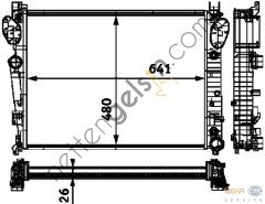 BEHR CR304000P RADYATÖR 220 (CR304000P) A2205002403 MERCEDES