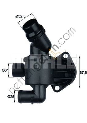 BEHRMAHLE TI3487 TERMOSTAT-VW 2.0 TDİ A4 2008- A6 2011- CAGA CAHA 03L121111AD VW