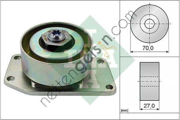 INA 531030610 ALTERNATOR GERGI RULMANI PARTNER-BERLINGO 1.4-1.6-1.6 16V-P206-XSARA 1.4I-1.6-1.6 16V (97-05)  PEUGEOT-CITROEN BİNEK ALTERNATÖR GERGİ RULMANI