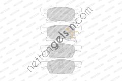 FERODO FDB4933 ON FREN BALATASI ASTRA K 15=> (15 inc) (155,2x58,9x19,8)  OPEL BİNEK FREN BALATASI