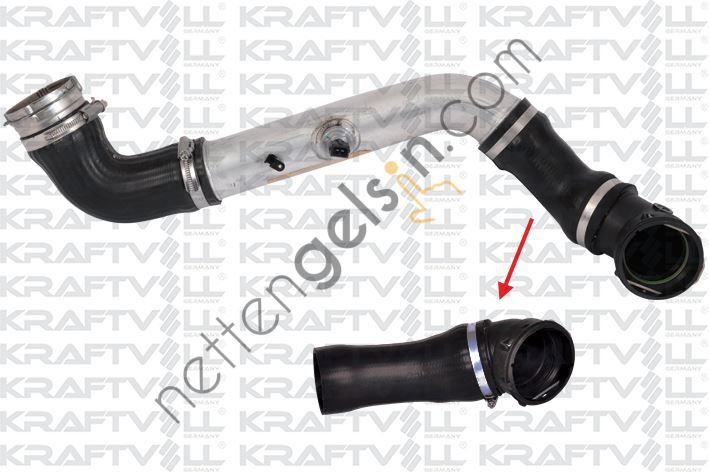 KRAFTVOLL 10032342 TURBO HORTUMU METAL BORU HARIC KONNEKTORLU BMW 5,30D E60 / E61  BMW BİNEK TURBO HORTUMU