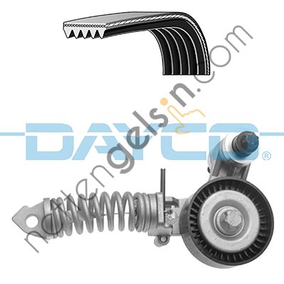 DAYCO KPV430 ALTERNATOR GERGI RULMAN SETI ASTRA G CORSA C 1,2 00> ASTRA H 1,4 03>  OPEL BİNEK V KAYIS GERGI SETI
