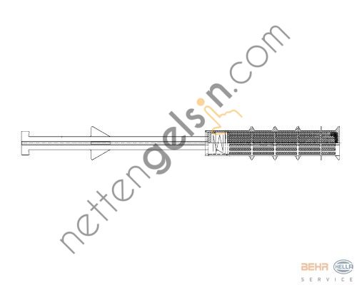 BEHR AD206000S KURUTUCU 203 / 209 ( KLİMA )(AD206000S) A2038350147 MERCEDES