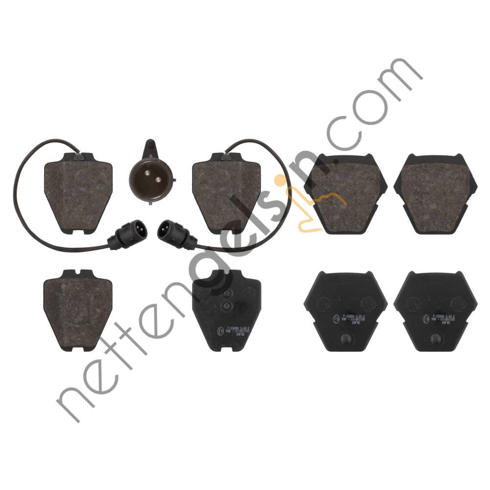 SWAG 32916763 ON FREN BALATASI FISLI A6 3,7 03 99 07 00 A8 2,5TDI 2,8 3,3TDI 3,7 4,2 W12 QUATTRO 04 96 09 02  VW-AUDI-SEAT-SKODA BİNEK FREN BALATASI