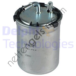 DELPHI HDF661 YAKIT FILTRESI (MAZOT) POLO V IBIZA FABIA II 1,2TDI A1 2,0TDI 10>  VW-AUDI-SEAT-SKODA BİNEK YAKIT FİLTRESİ