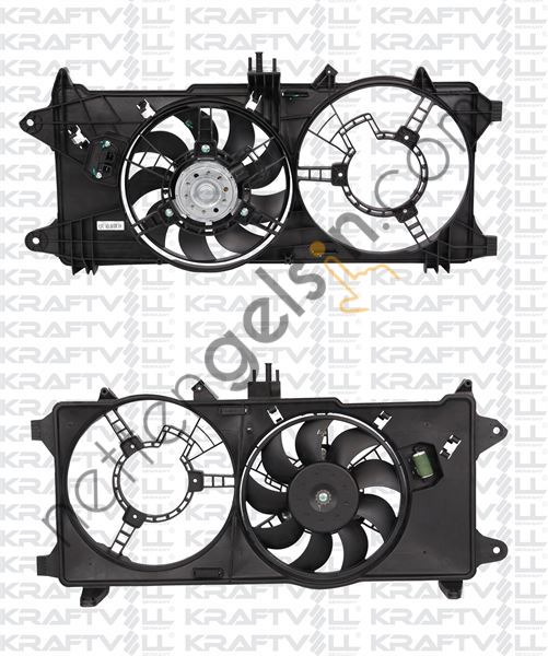 KRAFTVOLL 08120040 FAN MOTORU DAVLUMBAZLI DOBLO TEK MOTORLU KLIMASIZ (REZISTANSLI) 1,3 / 1,9JTD 01>05  FIAT BİNEK FAN MOTORU