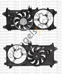 KRAFTVOLL 08120040 FAN MOTORU DAVLUMBAZLI DOBLO TEK MOTORLU KLIMASIZ (REZISTANSLI) 1,3 / 1,9JTD 01>05  FIAT BİNEK FAN MOTORU