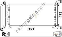 BEHR AH166000P KALORİFER RADYATÖRÜ SPR 906 CRAFTER ( KLİMALI ) 2E0819017C MERCEDES