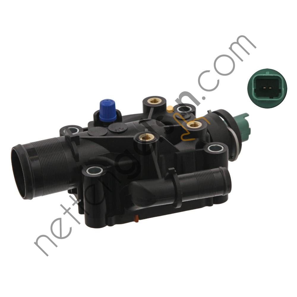 SWAG 62934977 TERMOSTAT GOVDESI KOMPLE P206-P307-PARTNER II-BERLINGO II-PARTNER TEPE-BERLINGO III-P207-P308-C2-C3-  PEUGEOT-CITROEN BİNEK TERMOSTAT