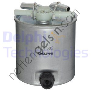 DELPHI HDF582 MAZOT FILTRESI QASHGAI 1,5D/2,0D-XTRAIL 2,0D  NISSAN BİNEK YAKIT FİLTRESİ