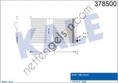 KALE 378500 KLIMA RADYATORU FOCUS 1,6 BENZINLI 98-05  FORD BİNEK KLİMA RADYATÖRÜ