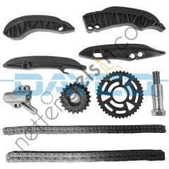 DAYCO KTC1059 ZINCIR SETI KOMPLE (ALT+UST ZINCIR SETI+2 DISLI) BMW N47 D20 A N47 D20 C   BMW BİNEK
