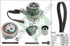 INA 530065030 TRİGER SETİ+DEVİRDAİM VW 1.6 TDİ GOLFVII CLH DCXA 04L198119A-D VW