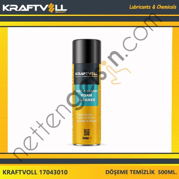 KRAFTVOLL 17043010 DÖSEME TEMIZLEME KÖPÜGÜ  YAĞ & ANTİFİRİZ BİNEK ! TEMIZLEME SPREYI