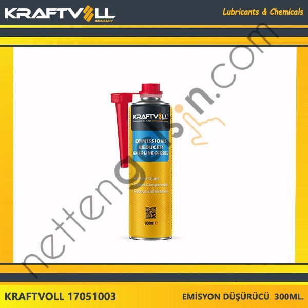 KRAFTVOLL 17051003 EMISYON DÜSÜRÜCÜ YAKIT KATKISI  YAĞ & ANTİFİRİZ BİNEK ! TUM SIVI KATKI