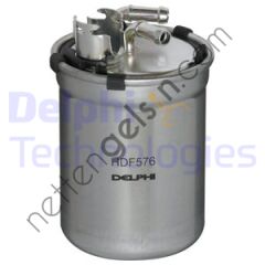 DELPHI HDF576 YAKIT FILTRESI (MAZOT) POLO IV FABIA II CORDABA III IBIZA IV 1,9 TDI 01 / 02>  VW-AUDI-SEAT-SKODA BİNEK YAKIT FİLTRESİ