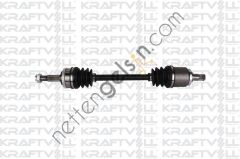 KRAFTVOLL 01010143 ON AKS SOL ALMERA II N16 1,5 M-T/A-T ABSLI ABS 44 DIS 00->  NISSAN BİNEK AKS MİLİ