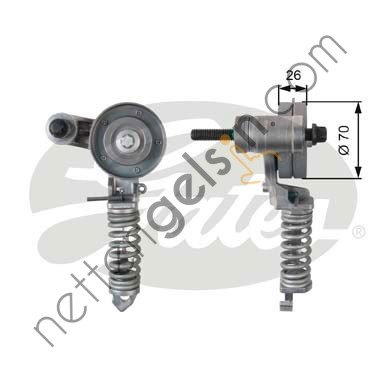 GATES GT:T38344 GERGİ KÜTÜĞÜ OPEL AST.G/H/J COR.C/D/E 1.2-1.4 XEP 1340267 OPEL