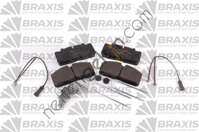 BRAXIS AB5029 FREN BALATASI ON MAN 12-153-163 (97-)L2000-M2000/RENAULT MIDLUM/ ISUZU NPR 8-10 EURO 4-5 2010-2016/   MAN AĞIR VASITA FREN BALATASI