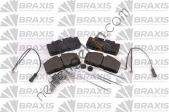 BRAXIS AB5029 FREN BALATASI ON MAN 12-153-163 (97-)L2000-M2000/RENAULT MIDLUM/ ISUZU NPR 8-10 EURO 4-5 2010-2016/   MAN AĞIR VASITA FREN BALATASI