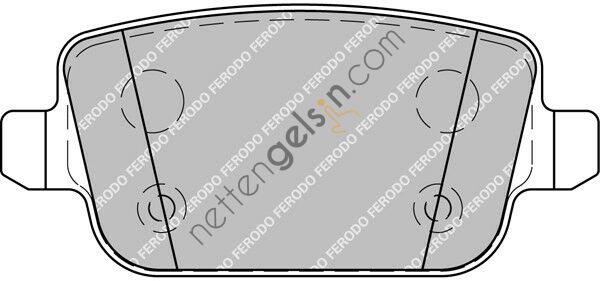 FERODO FDB1933 ARKA FREN BALATASI MONDEO IV SMAX 1,6TI &sol; 2,0 &sol; 2,3 &sol; 2,5 &sol; 1,8TDCI &sol; 2,0TDCI &sol; 2,2TDCI 07 &sol;> VOLVO S80 V70 III XV70 II 06 &sol;>LANDROVER FREELANDER 2,0 TD4 &sol; 3,2 06 &sol;> ELEKT,ELFRENSIZ 1439867 (