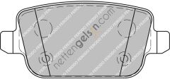 FERODO FDB1933 ARKA FREN BALATASI MONDEO IV SMAX 1,6TI &sol; 2,0 &sol; 2,3 &sol; 2,5 &sol; 1,8TDCI &sol; 2,0TDCI &sol; 2,2TDCI 07 &sol;> VOLVO S80 V70 III XV70 II 06 &sol;>LANDROVER FREELANDER 2,0 TD4 &sol; 3,2 06 &sol;> ELEKT,ELFRENSIZ 1439867 (