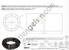 IBRAS 68515 25.0mm x 33.0mm UNIVERSAL YAKIT HORTUMU ( MAKARASIZ )C TIPI  GENEL BİNEK RULO HORTUM