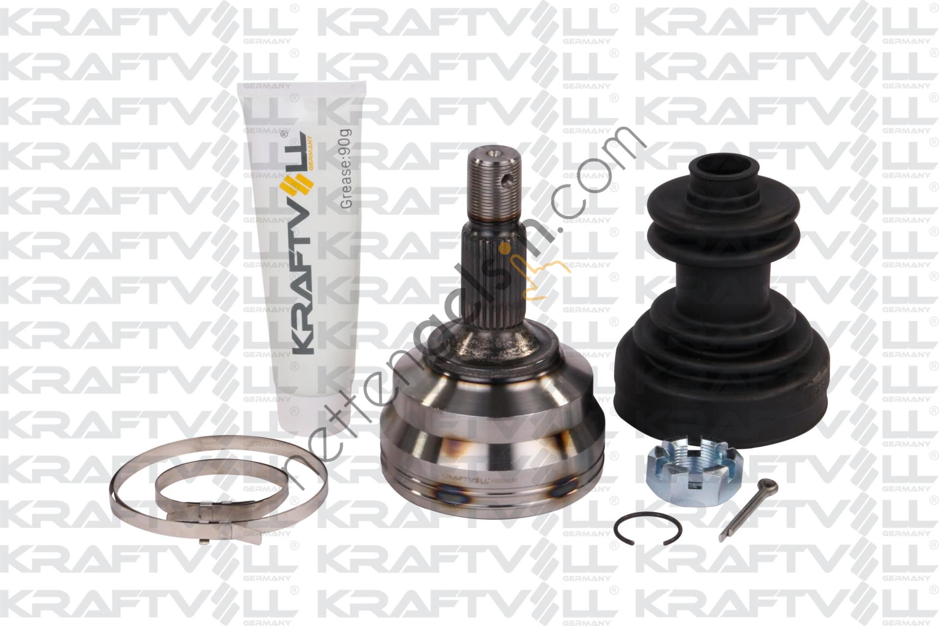 KRAFTVOLL 01020035 AKS KAFASI DIS TAMIR TAKIMI 6 ILERI (TEK,TARAFI DIS DISL: 28 TEKERLEK TARAFI IC DISLI BAGL: 39 CONTA CAPI: 58,6 MM UZUNLUK: 156 MM) P407 C5 III C6 EXPERT III JUMPY III SCODO III DW10BTED4 (2,0HDI 16V)  PEUGEOT-CITROEN BİNEK AKS KAFASI