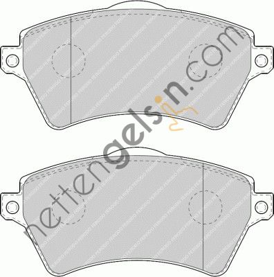 FERODO FDB1473 FREN BALATASI ON LAND ROVER FREELANDER I 96-06  LAND ROVER BİNEK FREN BALATASI
