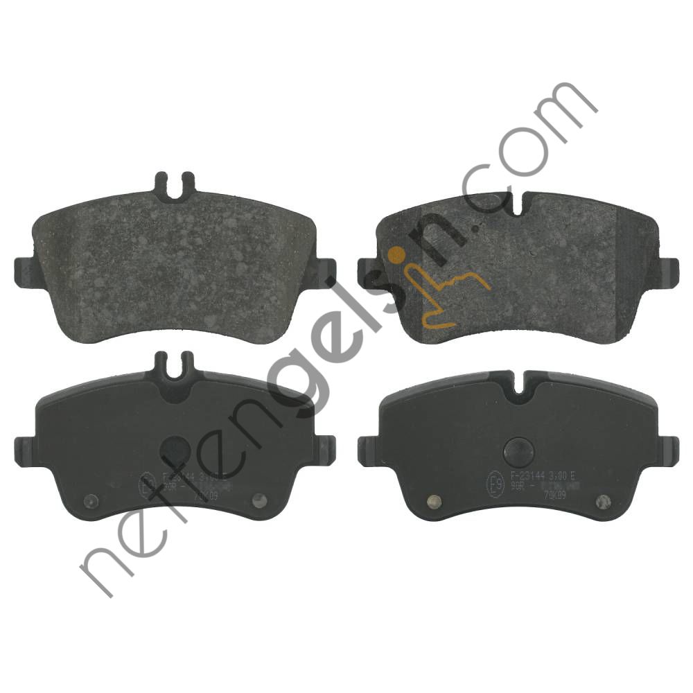 FEBI 16378 FREN BALATASI ON W202 93>00 W203 00>07 CL203 02>08 C209 02>09 R171 04>11 A0034202520 (BREMBO P50045 EŞDEĞERİ) MERCEDES BİNEK FREN BALATASI (ÖN)