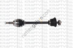 KRAFTVOLL 01010016 AKS ON SOL ABSLI KANGOO CLIO 1.5DCI 06> DIS FREZE 23-ABS HALKA DIS SAYISI 44-UZUNLUK 630MM  RENAULT BİNEK AKS MİLİ