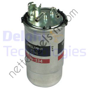 DELPHI HDF534 YAKIT FILTRESI (MAZOT) POLO CORDOBA IBIZA IV FABIA 1,4 / 1,9TDI 1,9SDI BAY AMF ASY ATD AXR ASZ BLT 99>>  VW-AUDI-SEAT-SKODA BİNEK YAKIT FİLTRESİ