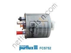 PURFLUX FCS752 MAZOT FILTRESI KANGOO III LAGUNA III LATITUDE TWINGO CLIO 1,5DCI / 2,0DCI 08> (OE)  RENAULT BİNEK YAKIT FİLTRESİ