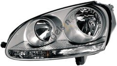HELLA 1EG247007571 FAR KOMPLE VW GOLFV JETTAIII 04-> CHROME SOL 1K6941005P VW
