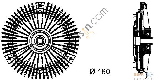 BEHR CFC67000P TERMİK 103 104(CFC67000P) A1032000422 MERCEDES