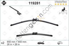 SWF 119281 SİLECEK TAKIM VISIOFLEX OPEL ASTRA J (650+650) ÖN 1272031 OPEL