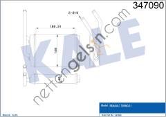 KALE 347090 KALORIFER RADYATORU TWINGO I 1,2  RENAULT BİNEK KALORİFER RADYATÖRÜ