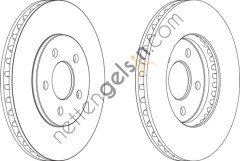 FERODO DDF1407 FREN AYNASI  CHRYSLER BİNEK FAR KOMPLE