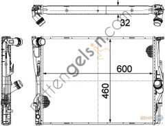 BEHR CR1090000P RADYATÖR E-81/87/90/91 OTO N-43/46/52(CR1090000P) 17117521048 BMW